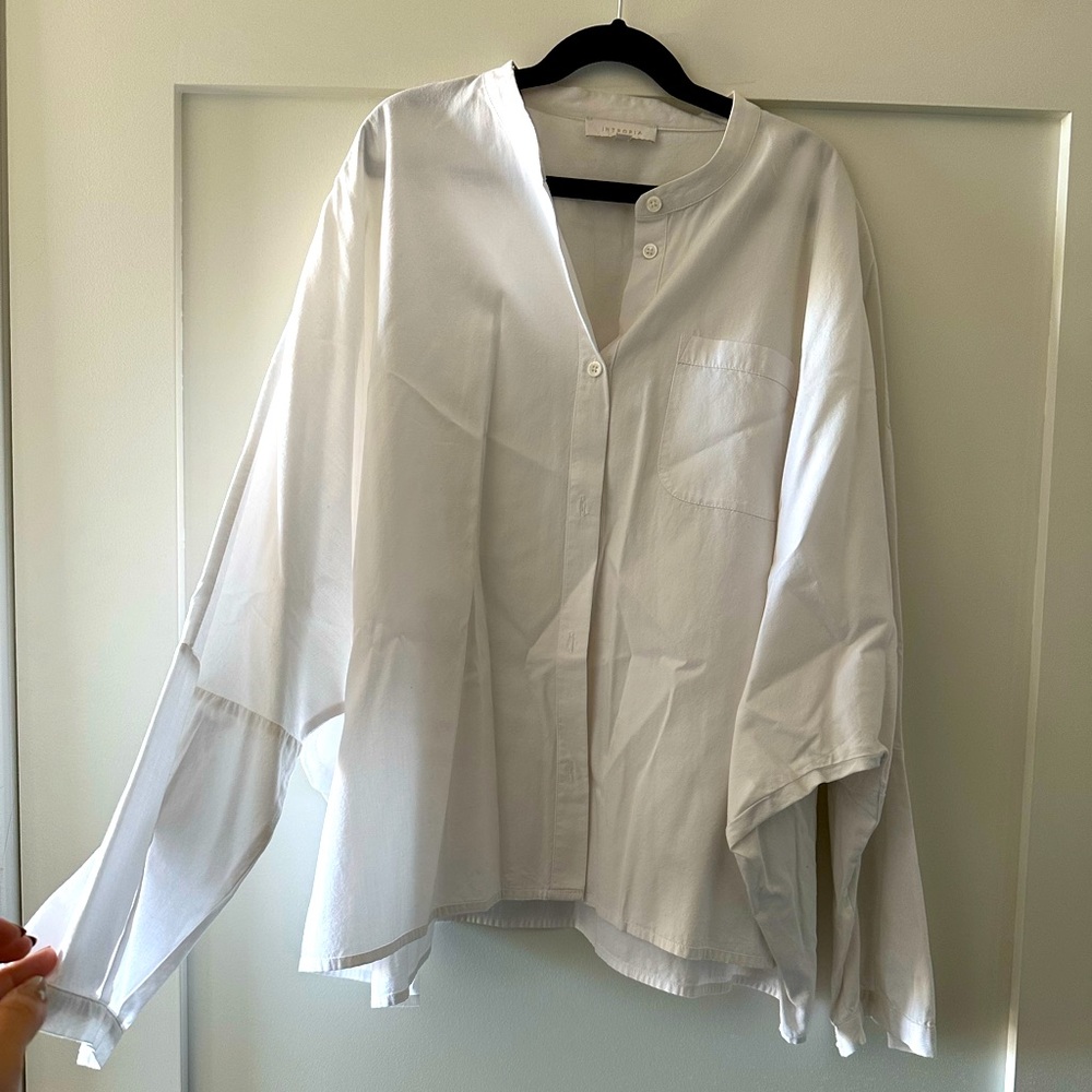 Hoss Intropia boxy cotton shirt - M